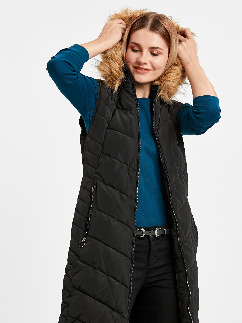 Gilet Noir Femme