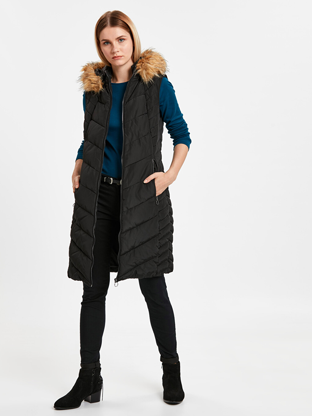 Gilet Noir Femme-3