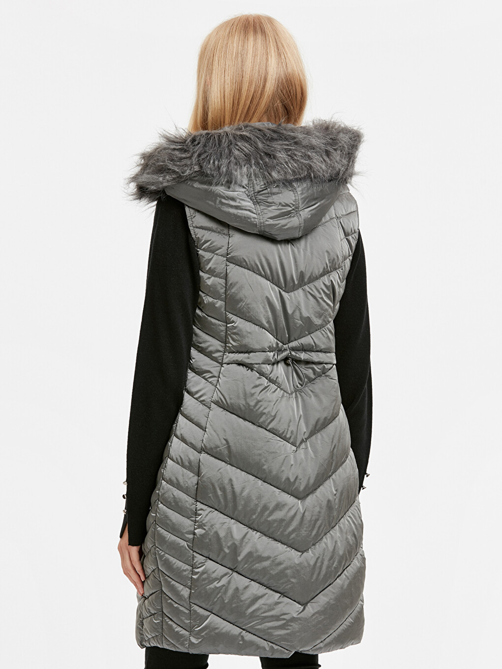 Gilet Gris Femme-2