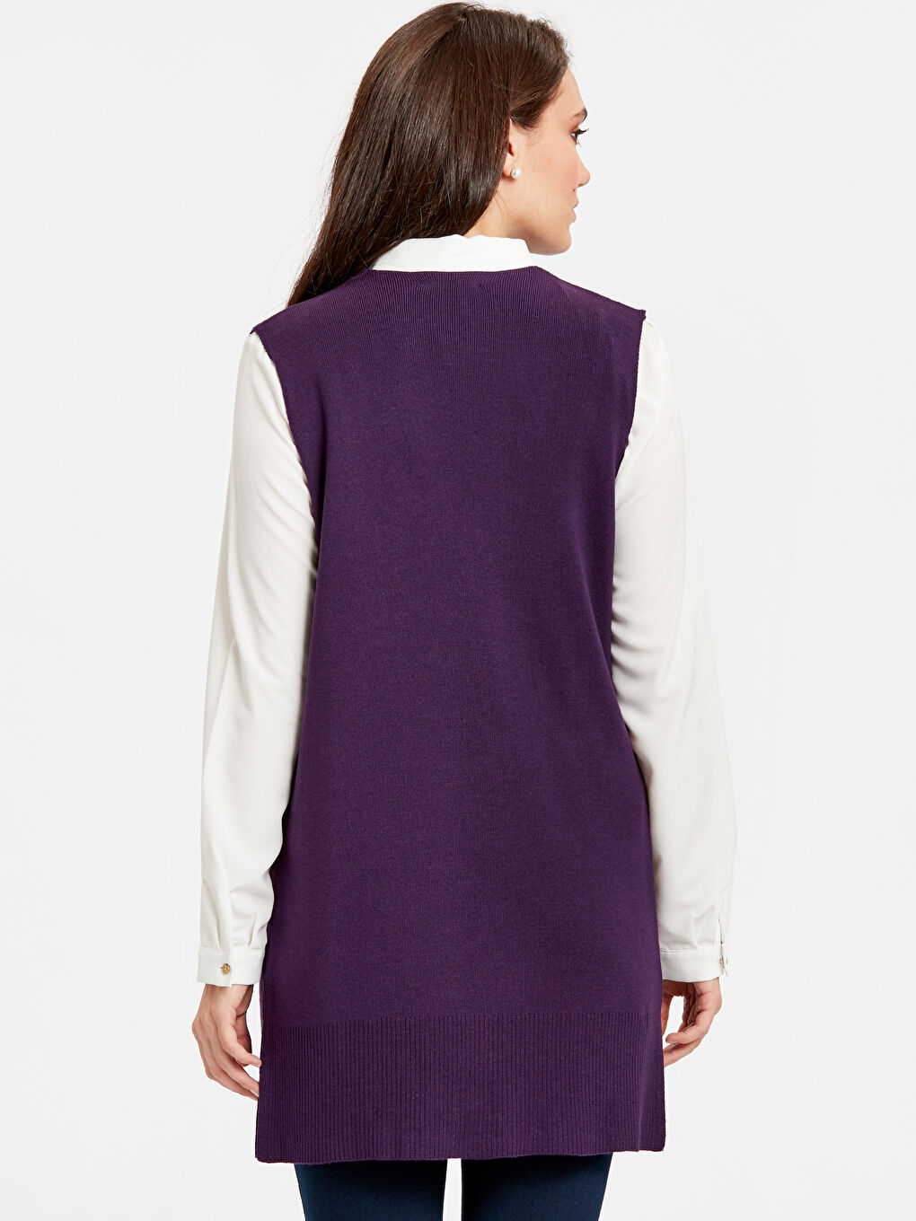 LCWAIKIKI Classic Woman PURPLE Waistcoat -8W2652Z8-HJL