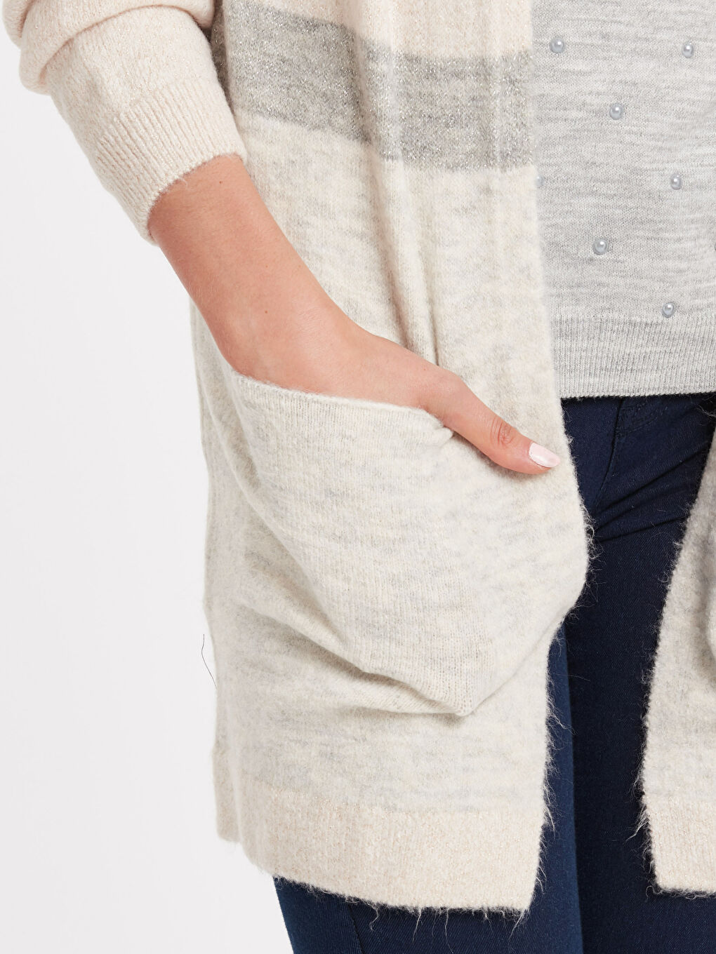 Woman BEIGE Cardigan-3