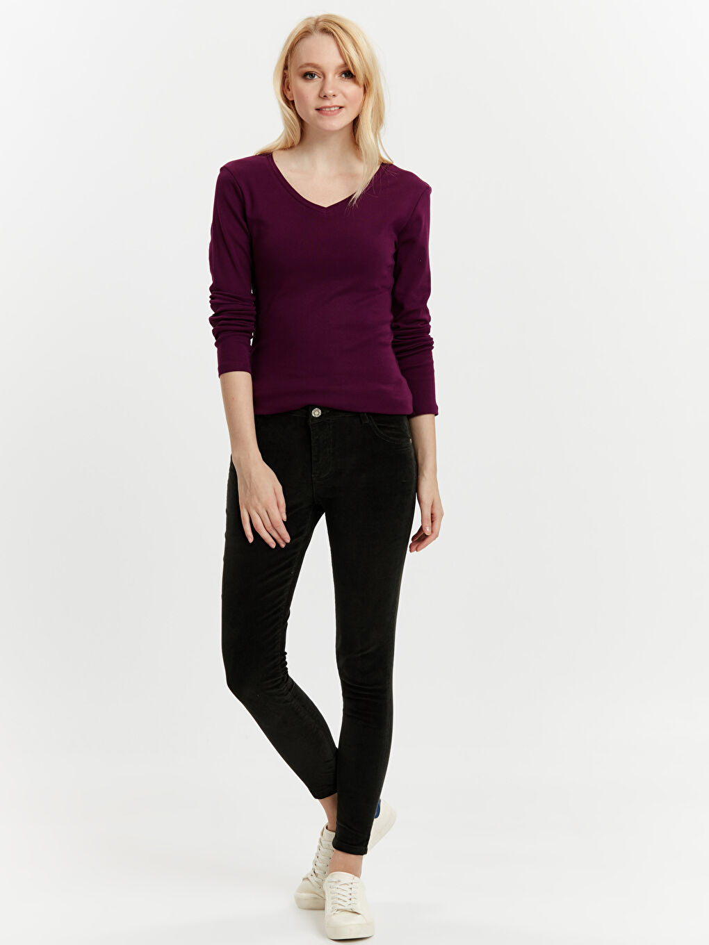 Woman KHAKI Trousers