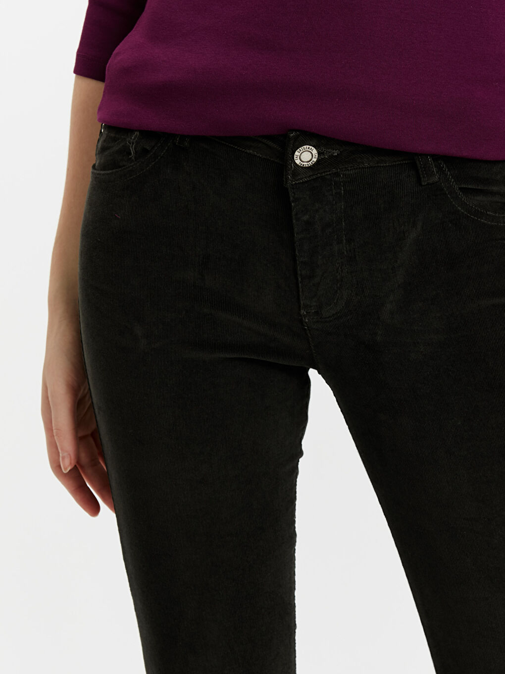 Woman KHAKI Trousers-3