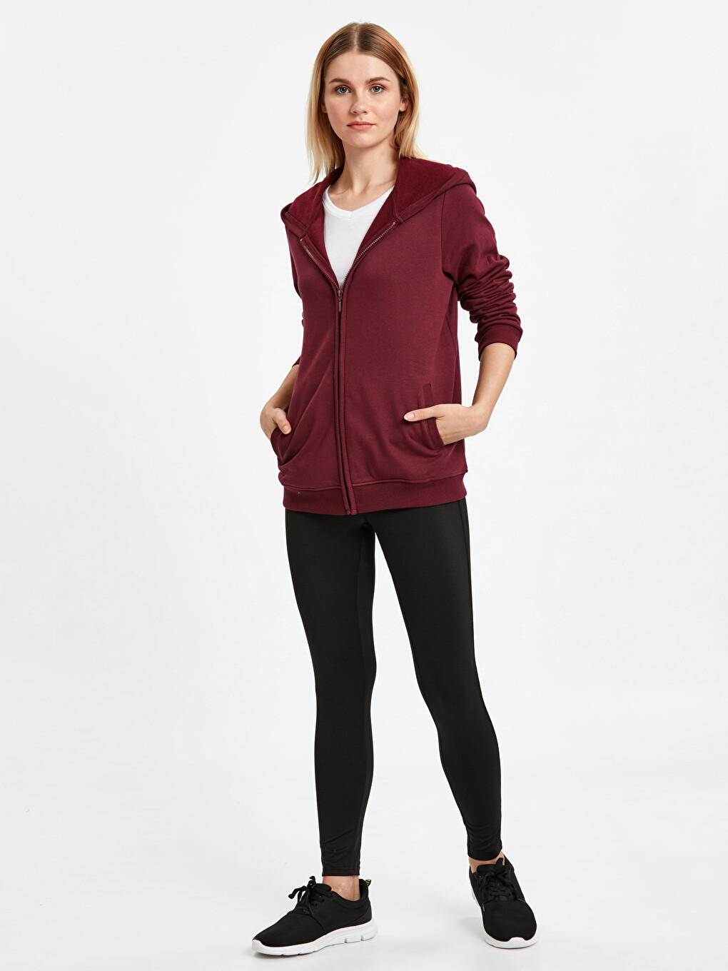 Sweat Zippé Damas Femme-2