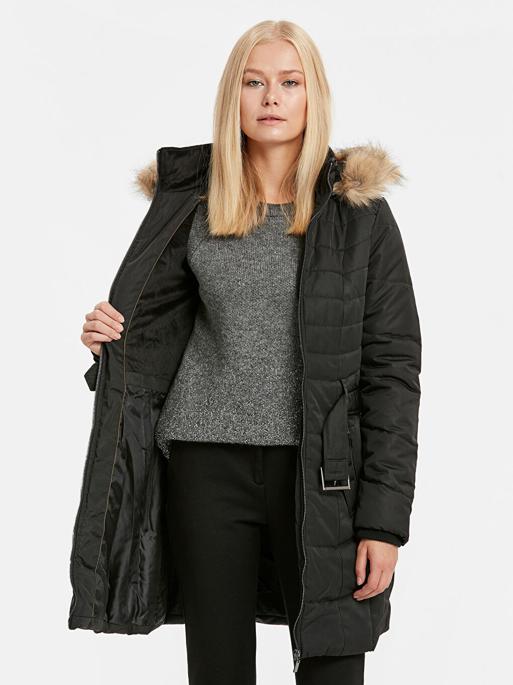 CRNA Zimska jakna Žena-1