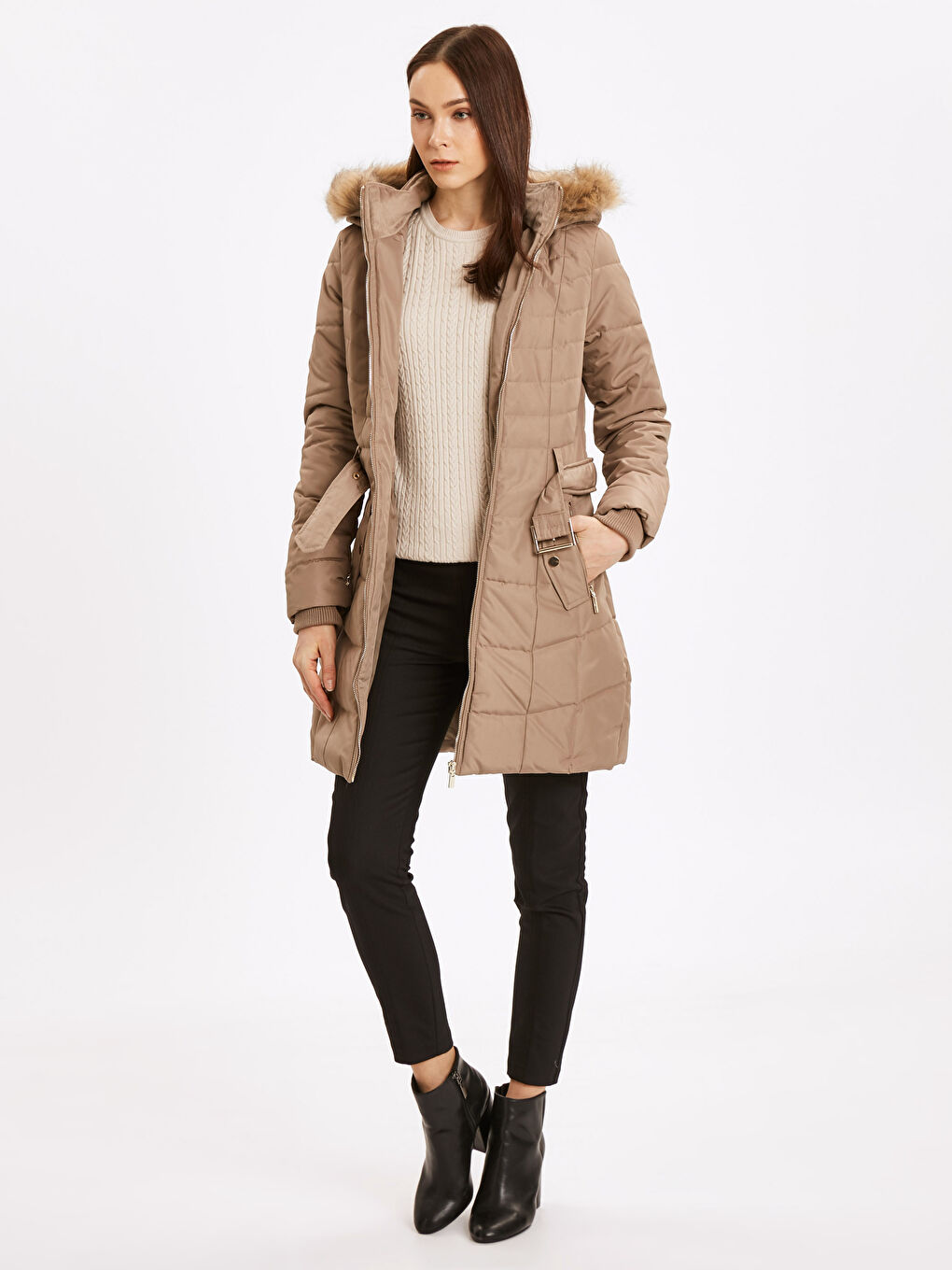 BEŽ Zimska jakna Žena-3