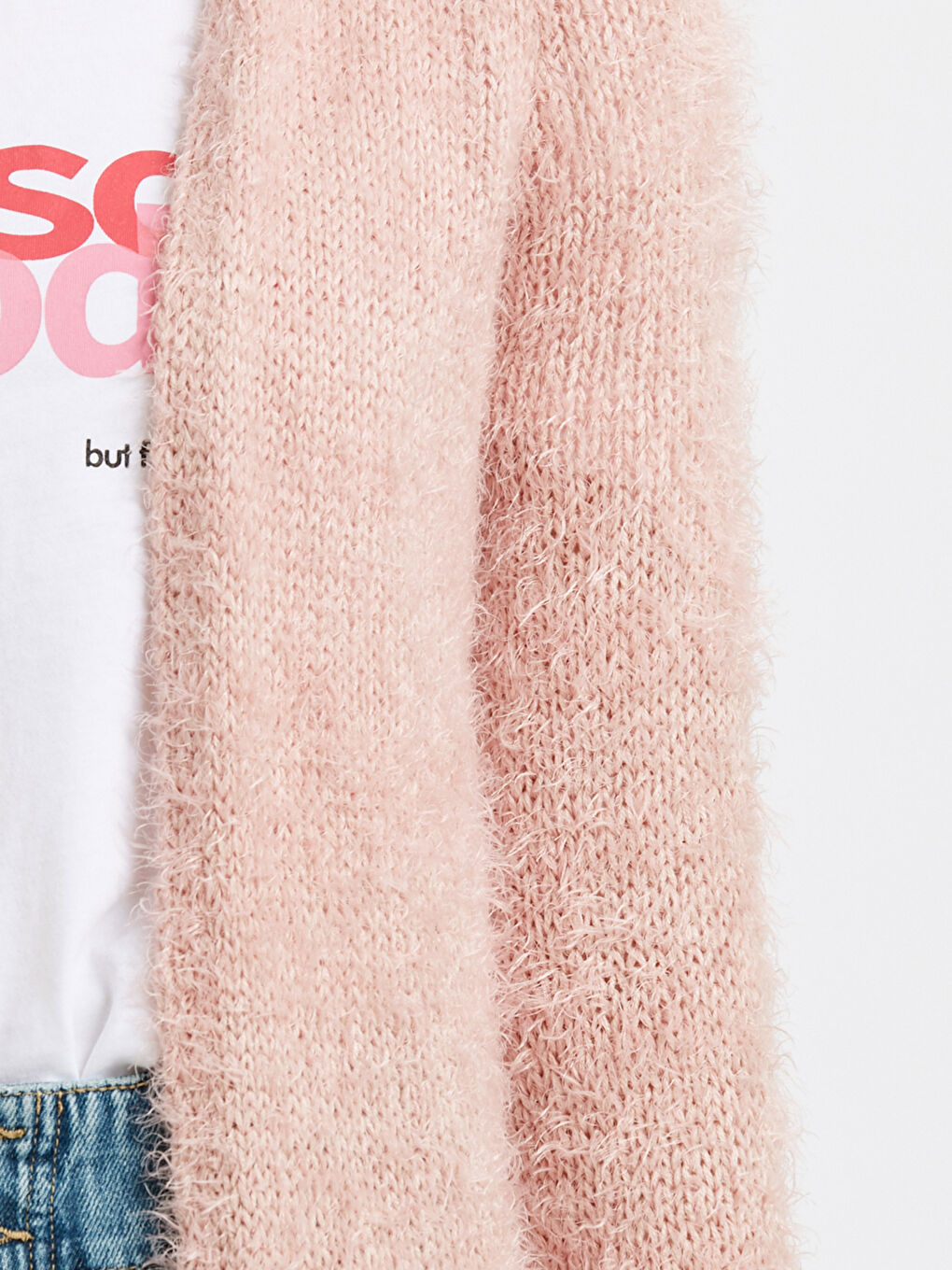 Әйелдер қызғылт Кардиган-3