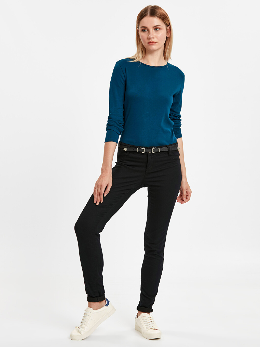 T-shirt Pétrole Femme-2