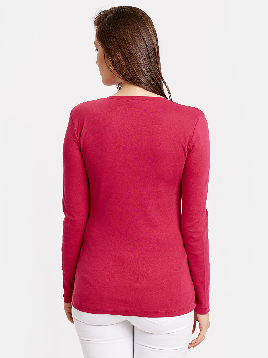 T-shirt FUCHSIA Femme-1