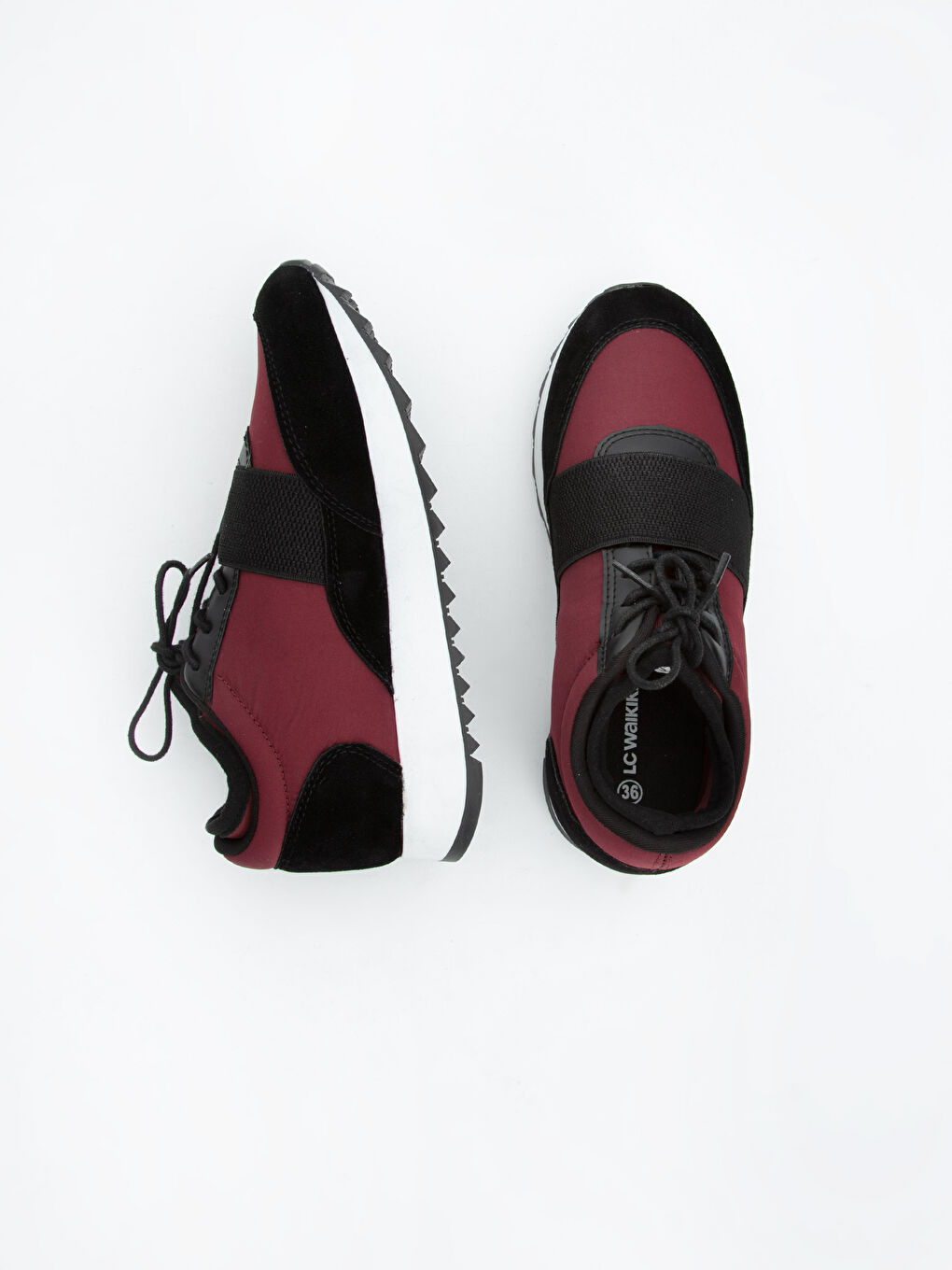 Baskets ROUGE BORDEAUX Femme-1