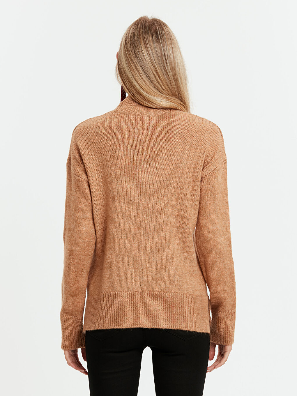 Woman BROWN Sweater-1