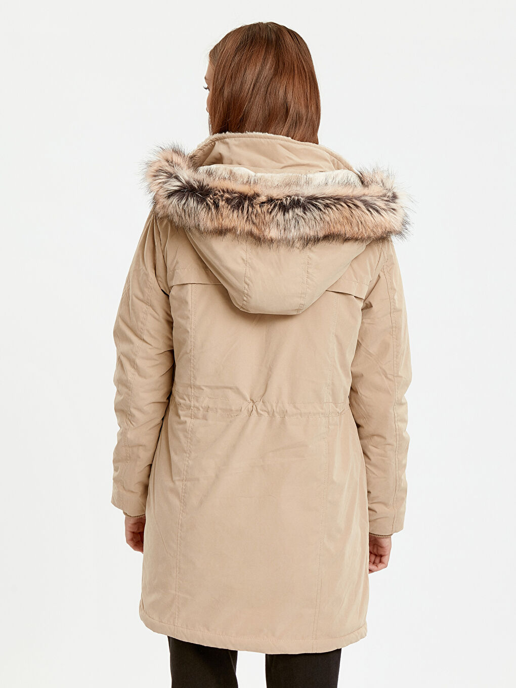 Женщины Коричневый Пальто-2