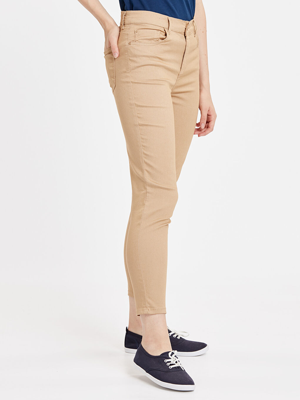 Pantalon BEIGE Femme-1