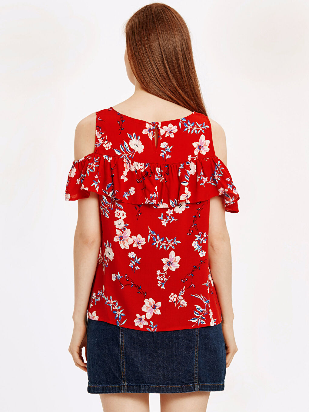 بلوزة فيسكوز مُزهرة-1