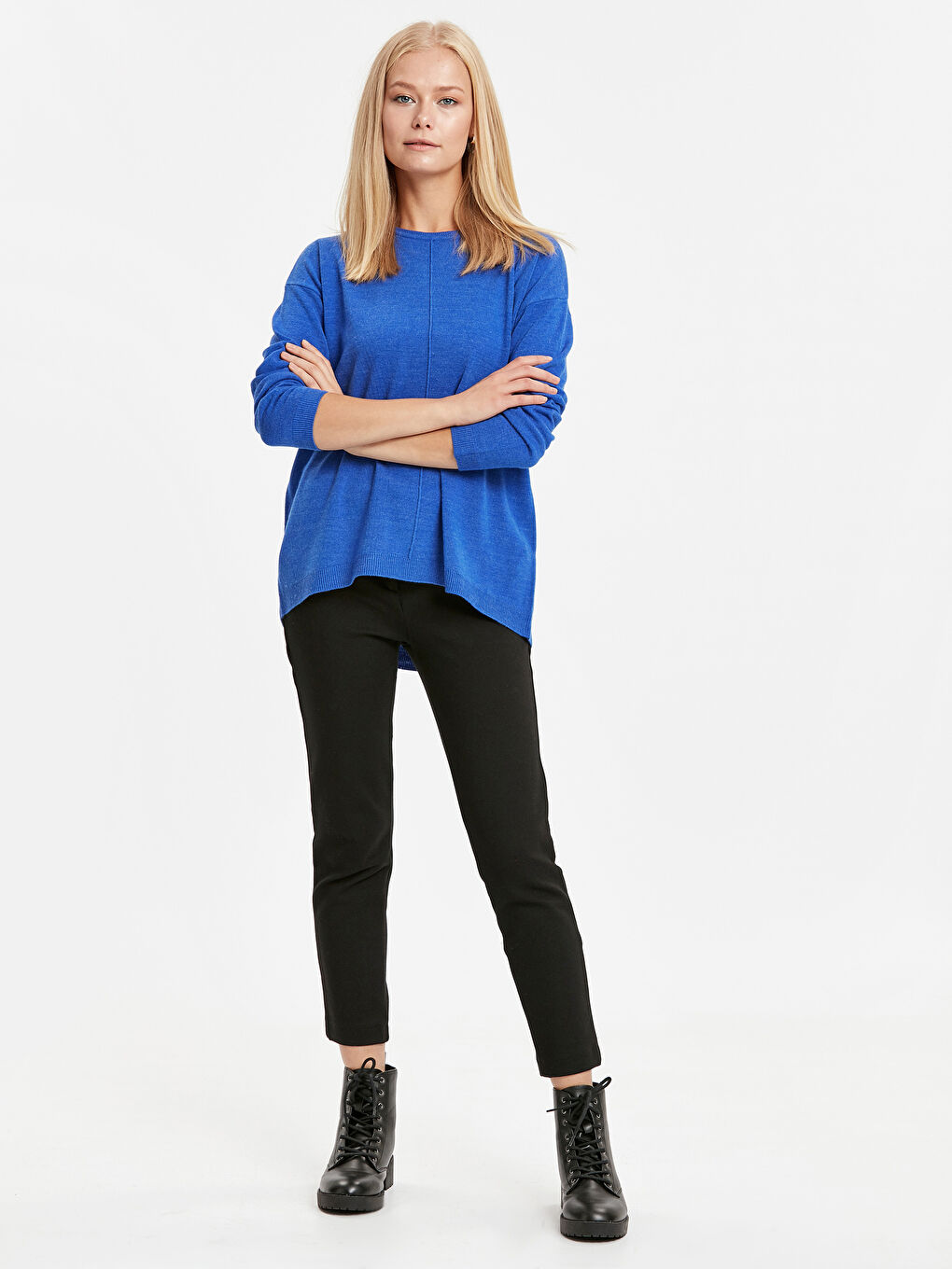 Woman BLUE Sweater-2