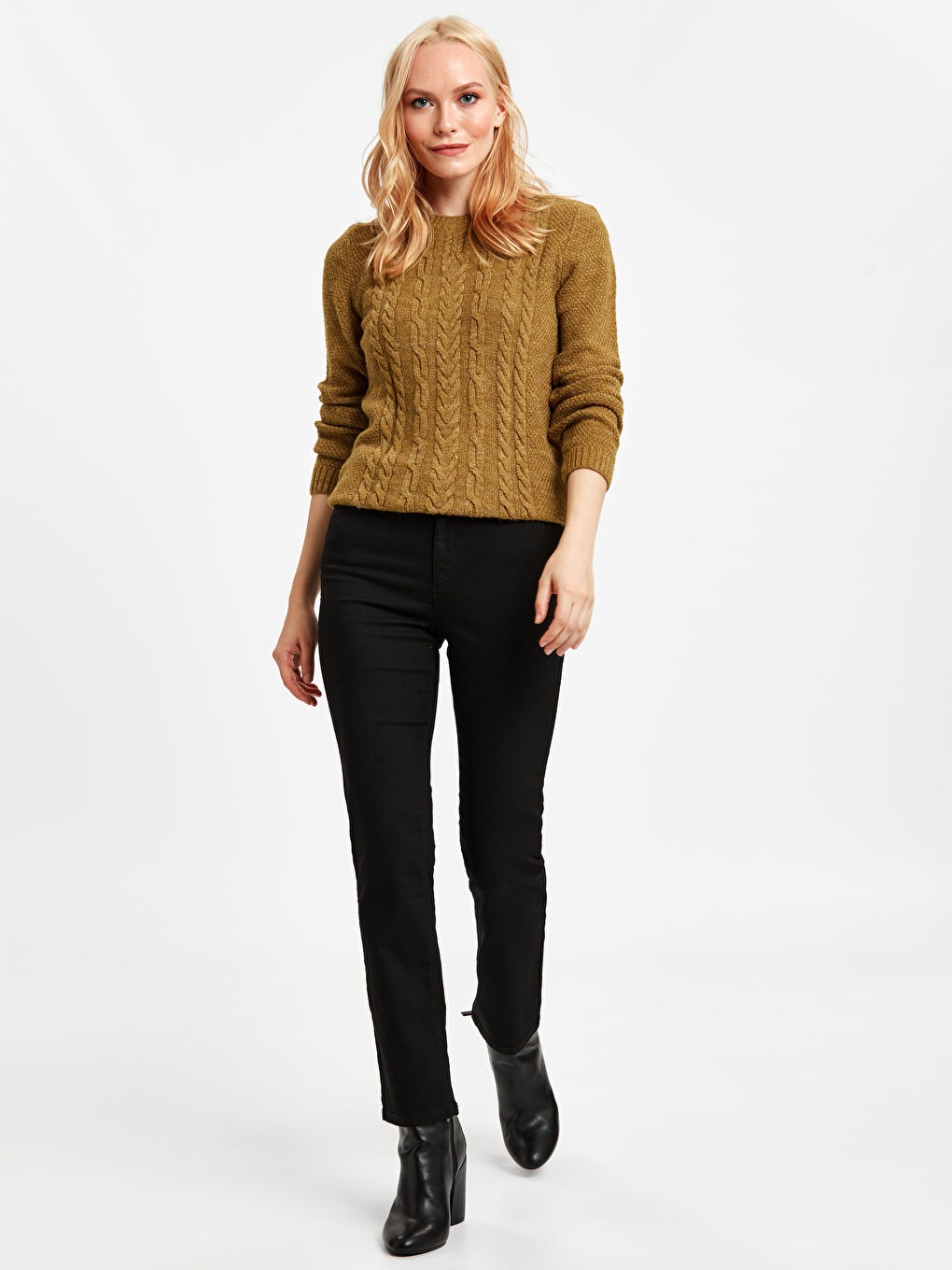 Woman ORANGE Sweater-2