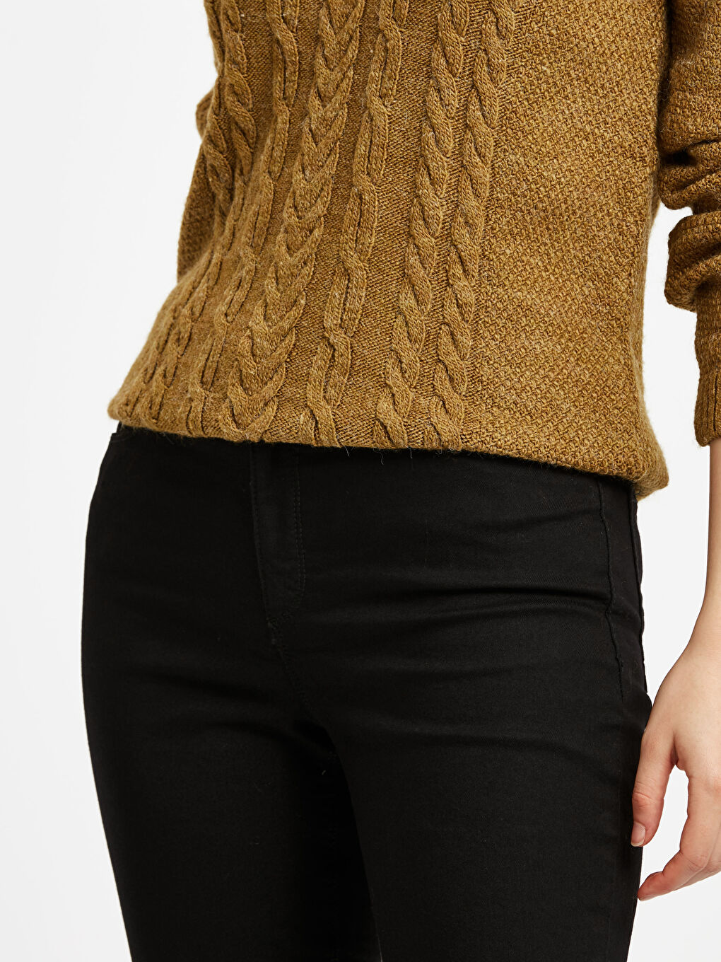 Woman ORANGE Sweater-3