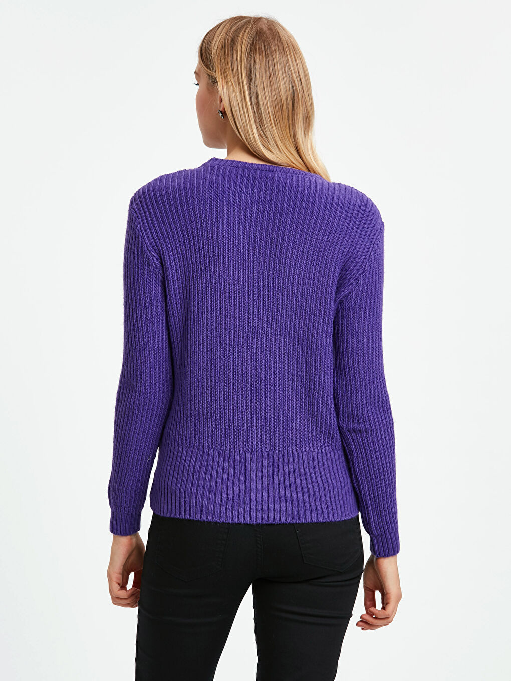 Woman PURPLE Sweater-1