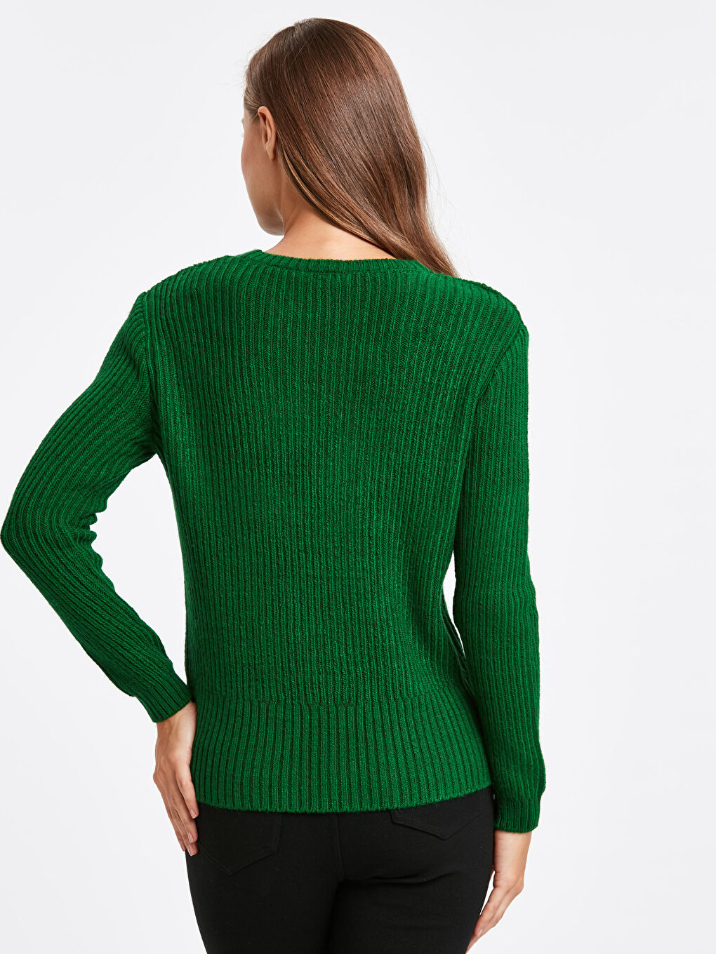 Woman GREEN Sweater-1