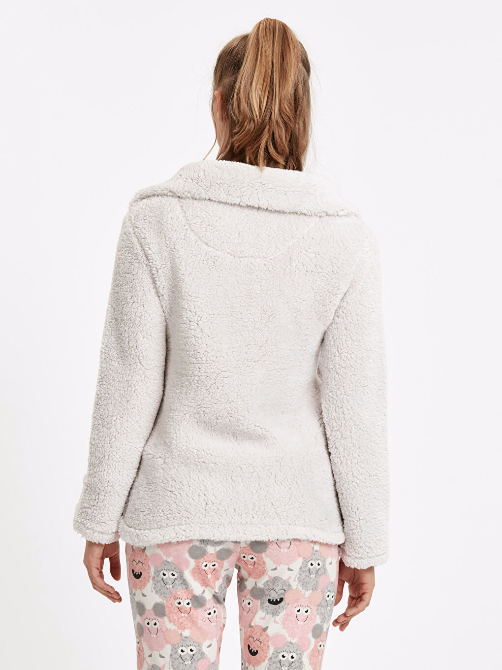 Woman GREY Pyjama Top-1