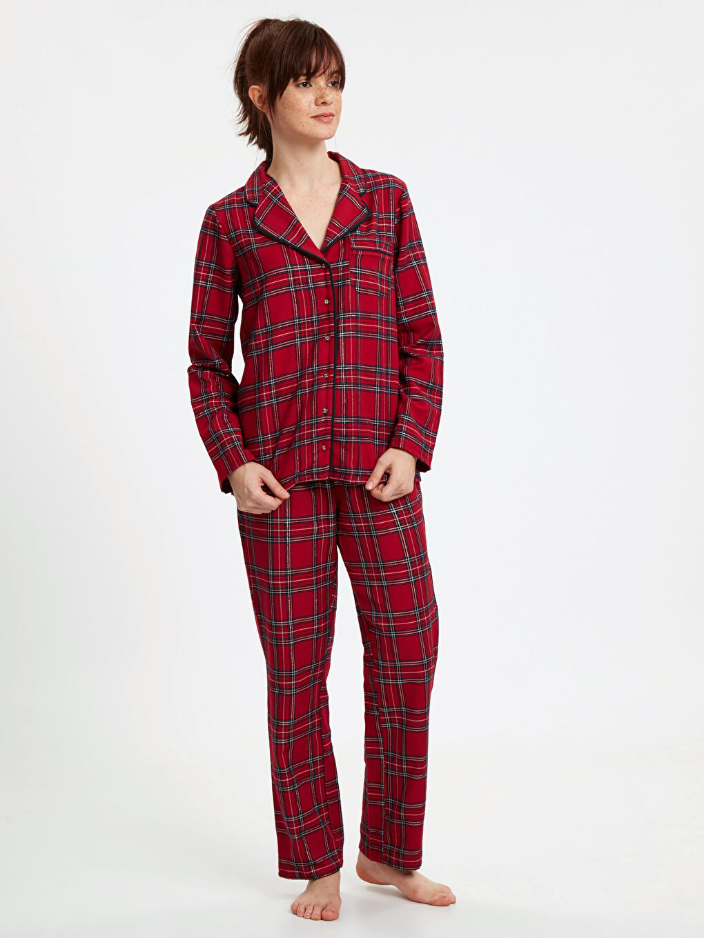 Ensemble de pyjama ROUGE Femme