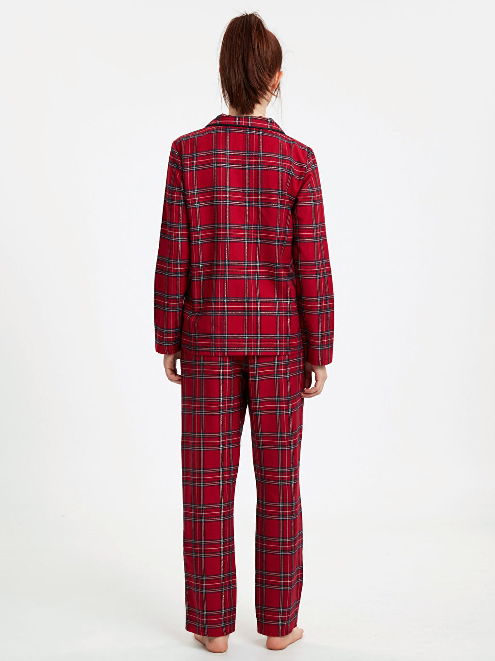 Ensemble de pyjama ROUGE Femme-1