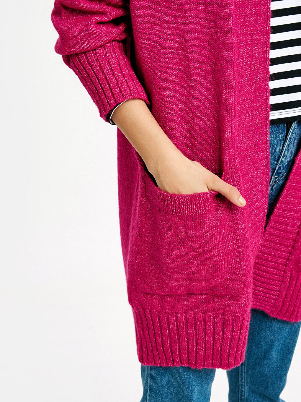 Woman FUCHSIA Cardigan-3