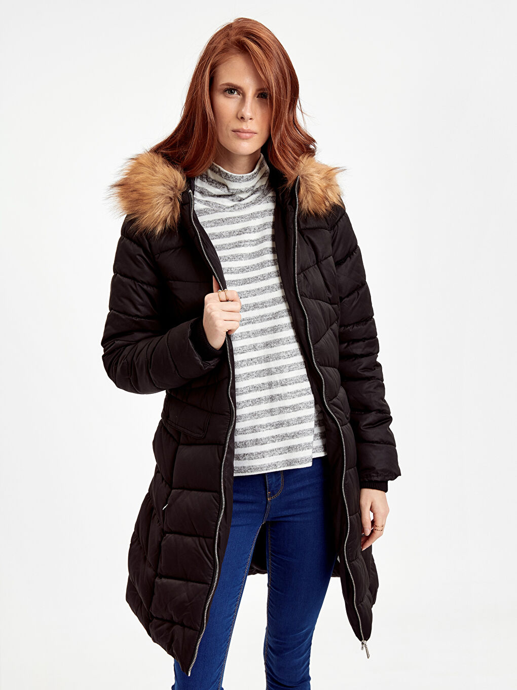 CRNA Zimska jakna Žena