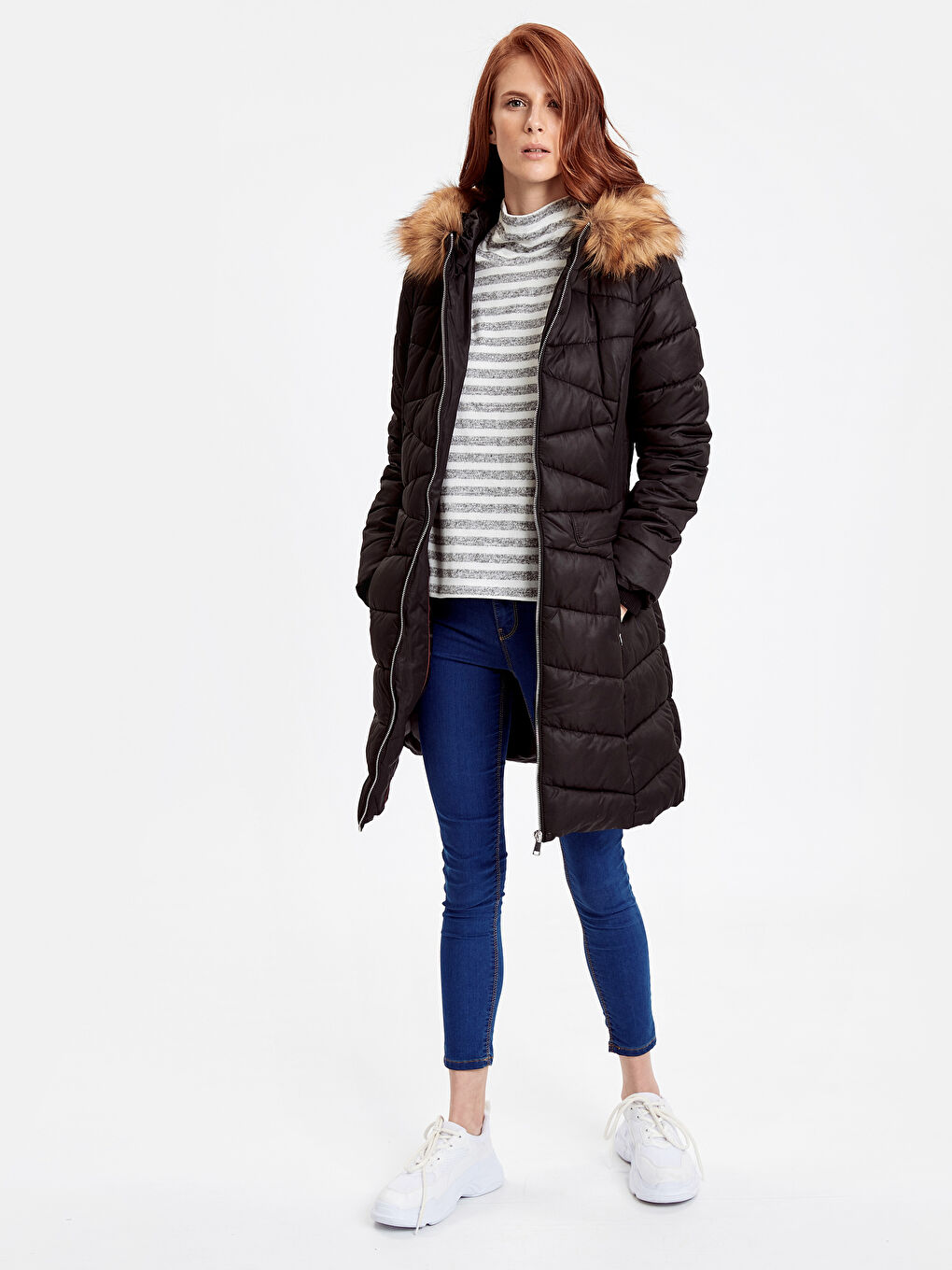 CRNA Zimska jakna Žena-3