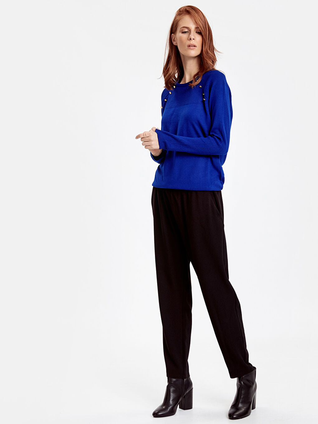 Pulover ALBASTRU Femeie-2