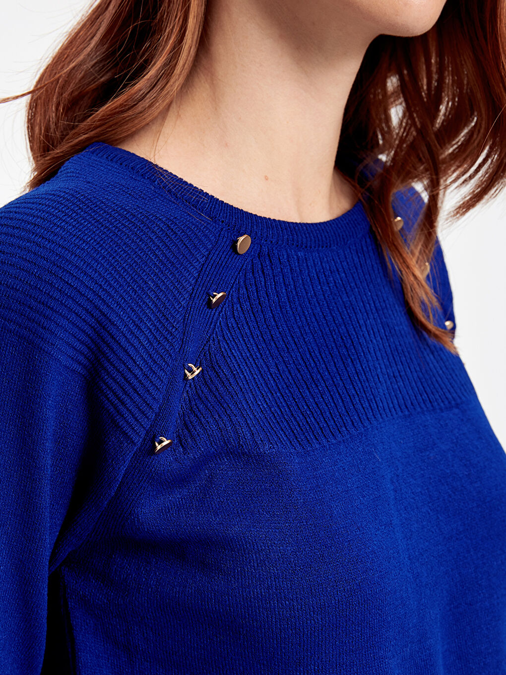 Pulover ALBASTRU Femeie-3