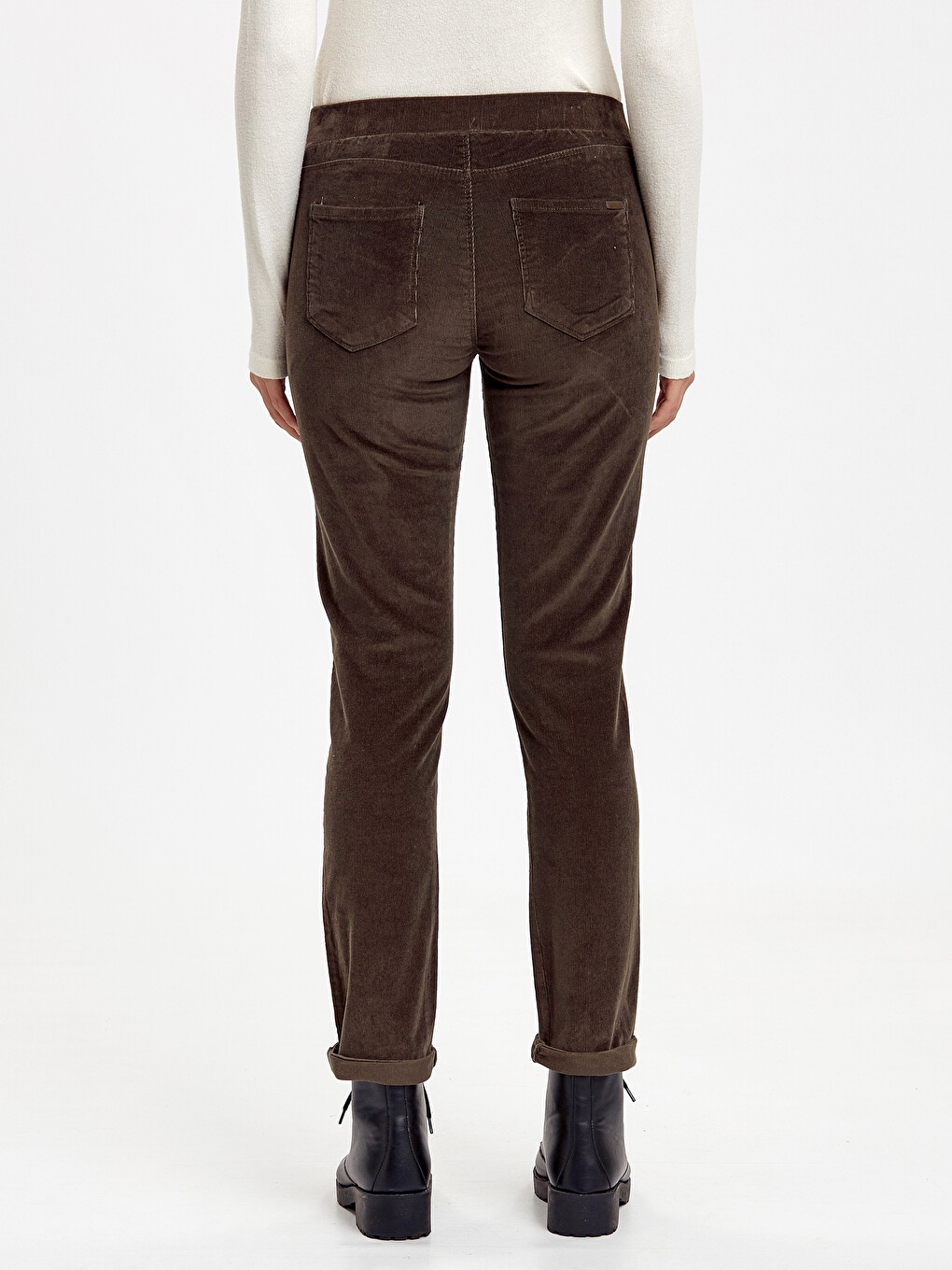 Woman Khaki Trousers-2