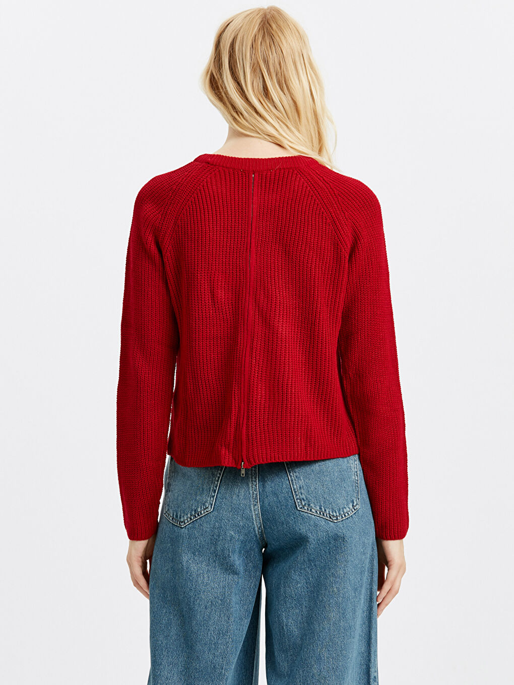 LCW Vision Frau ROT Pullover -8W7869Z8-A5B