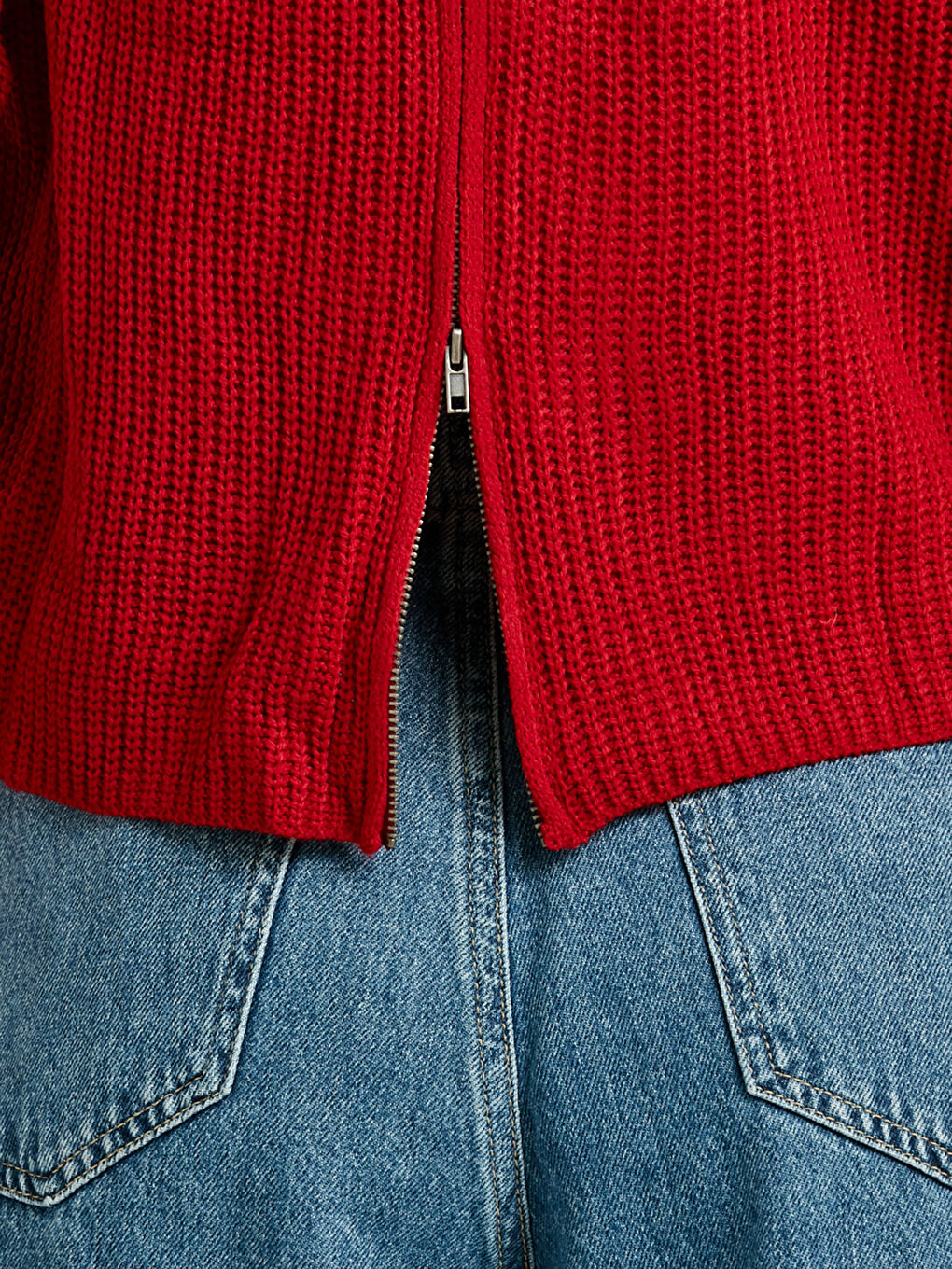 LCW Vision Frau ROT Pullover -8W7869Z8-A5B