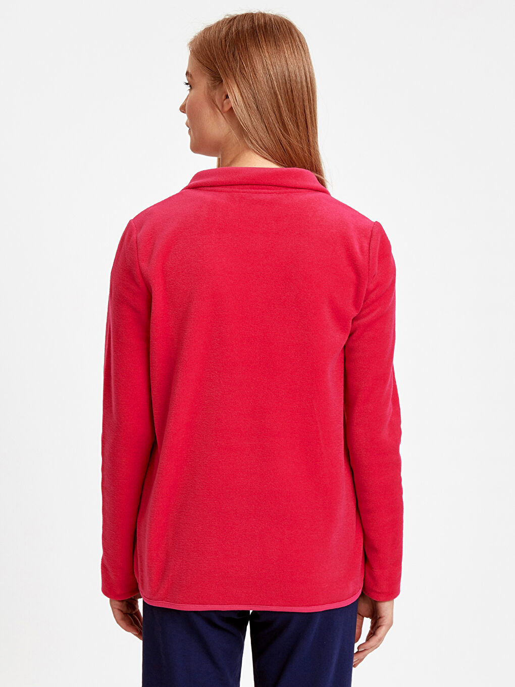 Sweat zippé FUCHSIA Femme-1