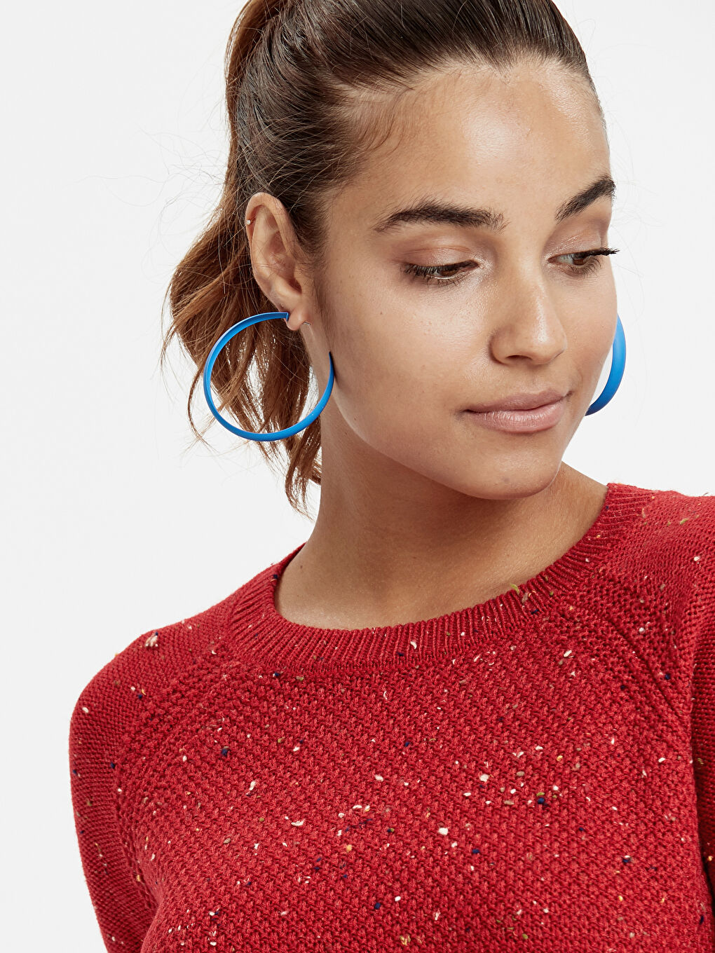 CRVENA Džemper  Žena-3