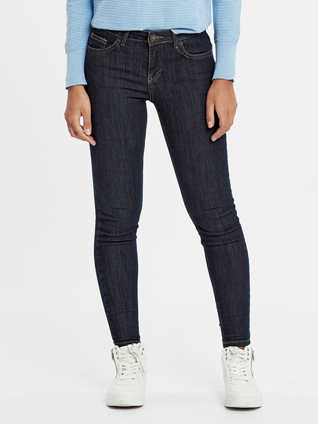 İndigo Koyu Rodeo Jean Pantolon-1