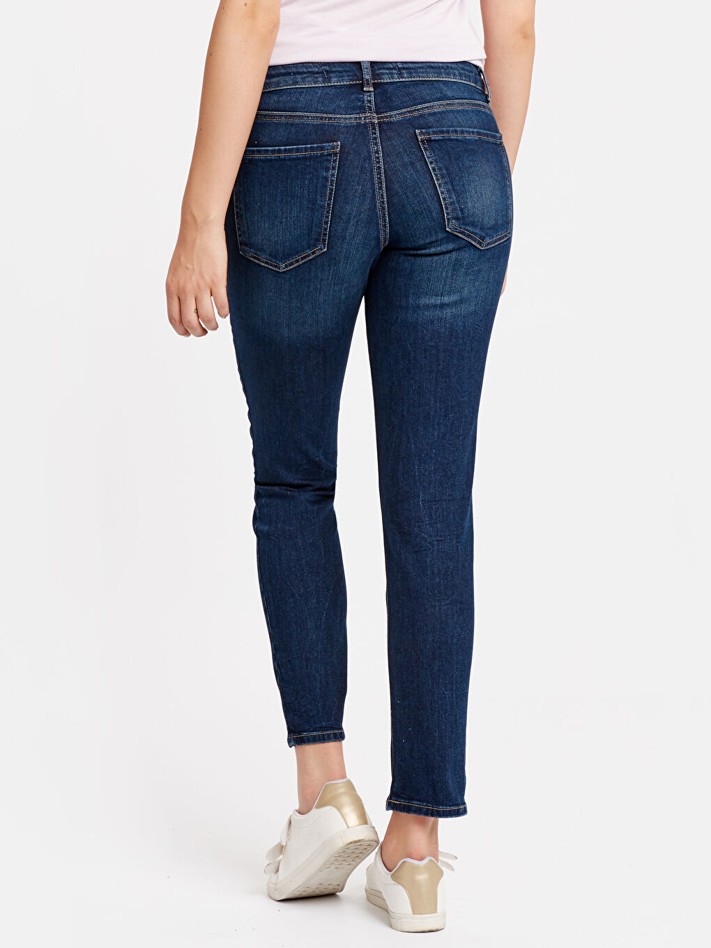 İndigo Boyfriend Kadın Jean Pantolon-2