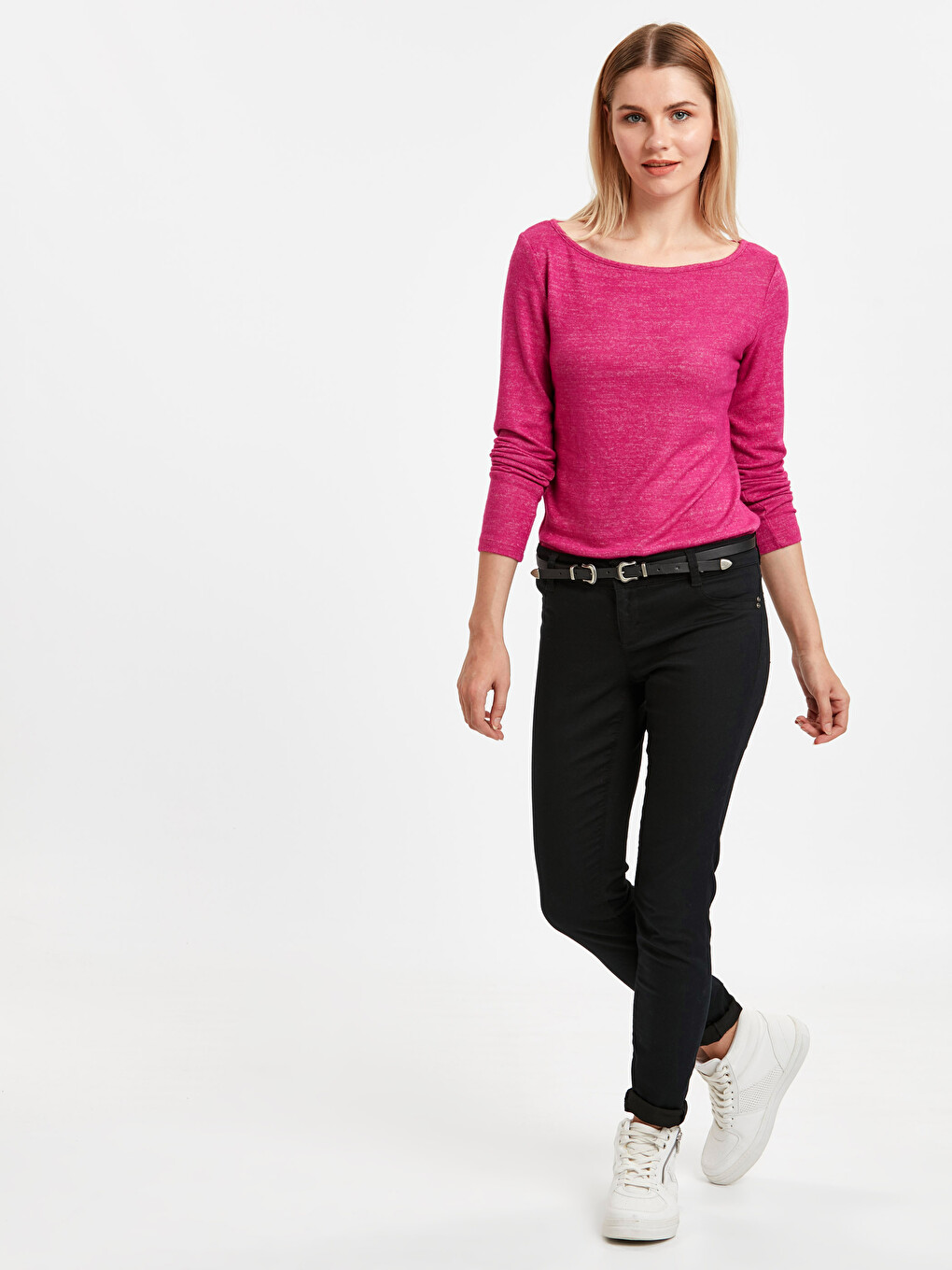 T-shirt Fuchsia Femme-2