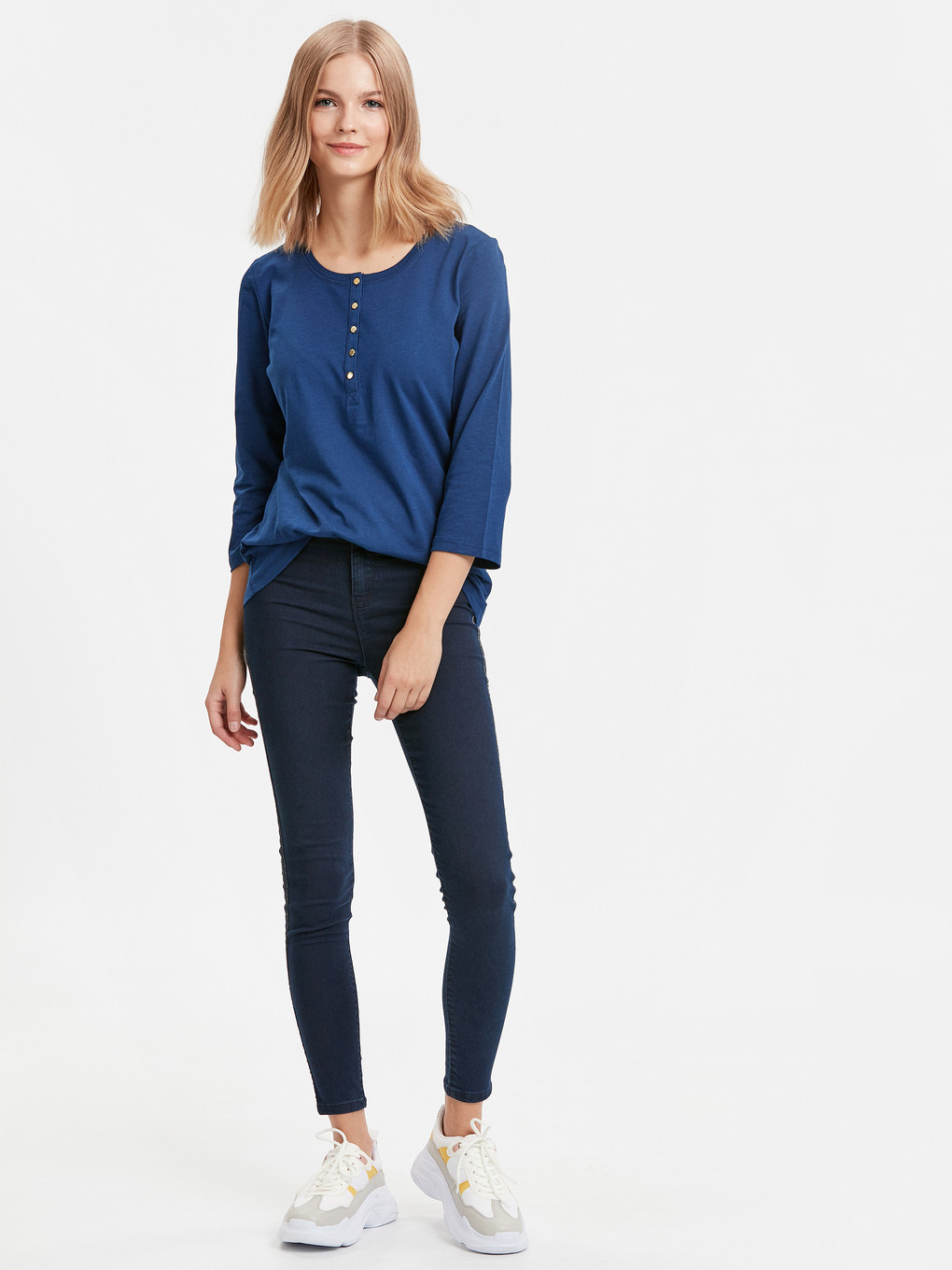 Femër Blu T-shirt-2