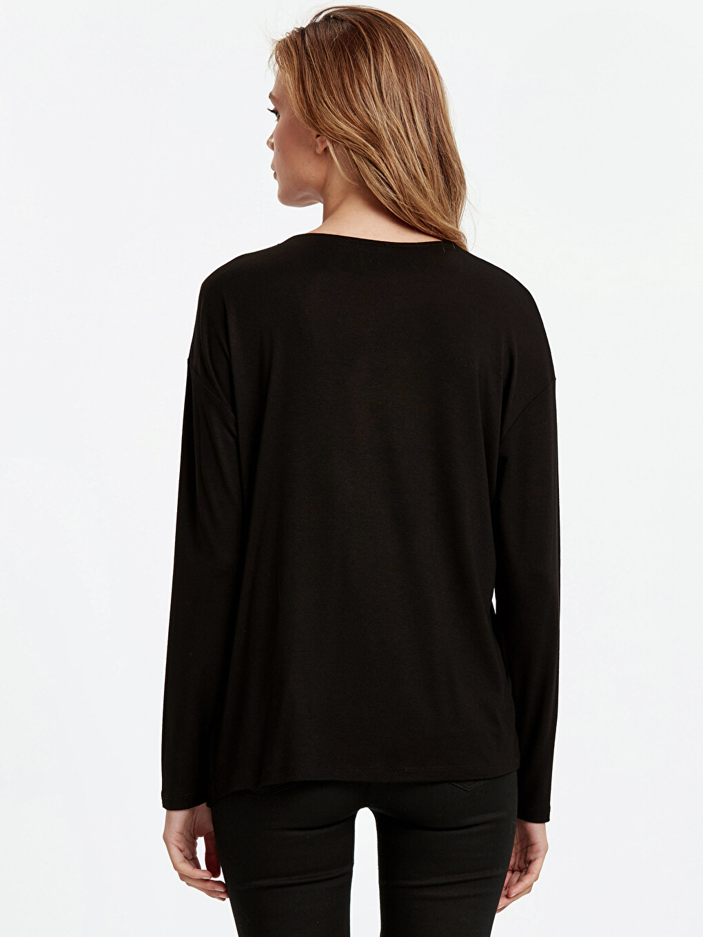 Woman Black T-shirt-1