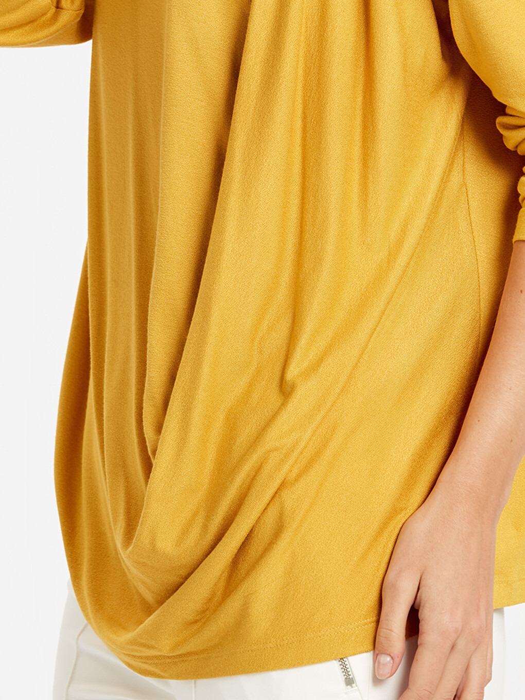 Woman Yellow T-shirt-3