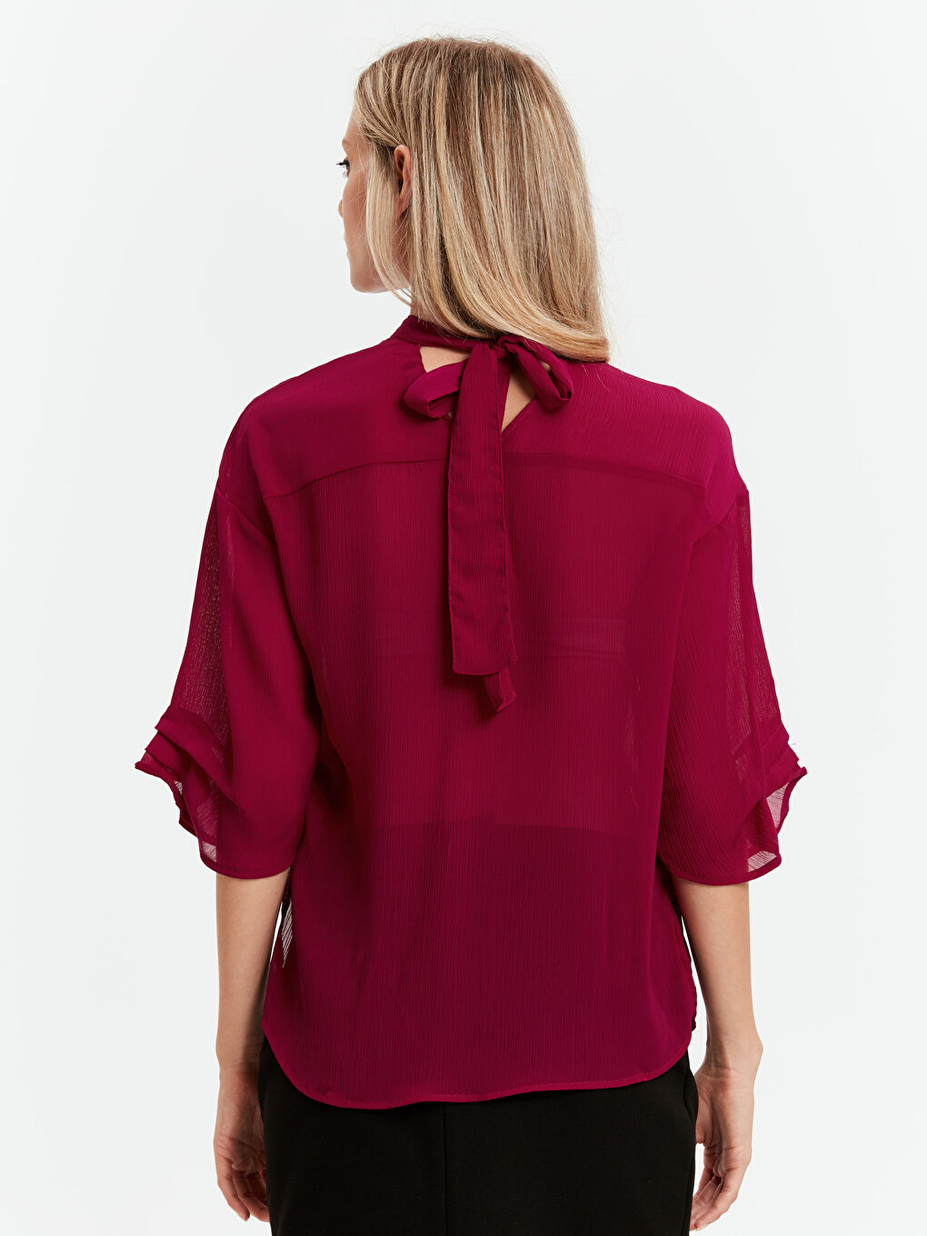 LCWAIKIKI Classic Woman PURPLE Shirt -8WG419Z8-M55