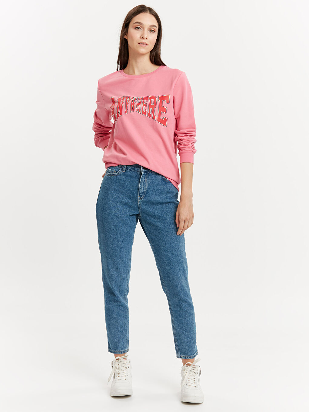 Pembe Sweatshirt-2
