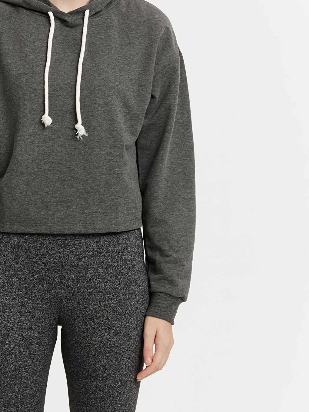 LCW Vision Woman ANTHRACITE Hoodie -8WG525Z8-D3A