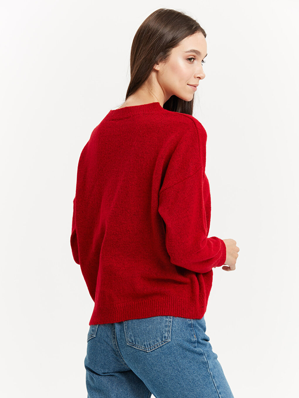LCW Vision Woman RED Sweater -8WG603Z8-AC4
