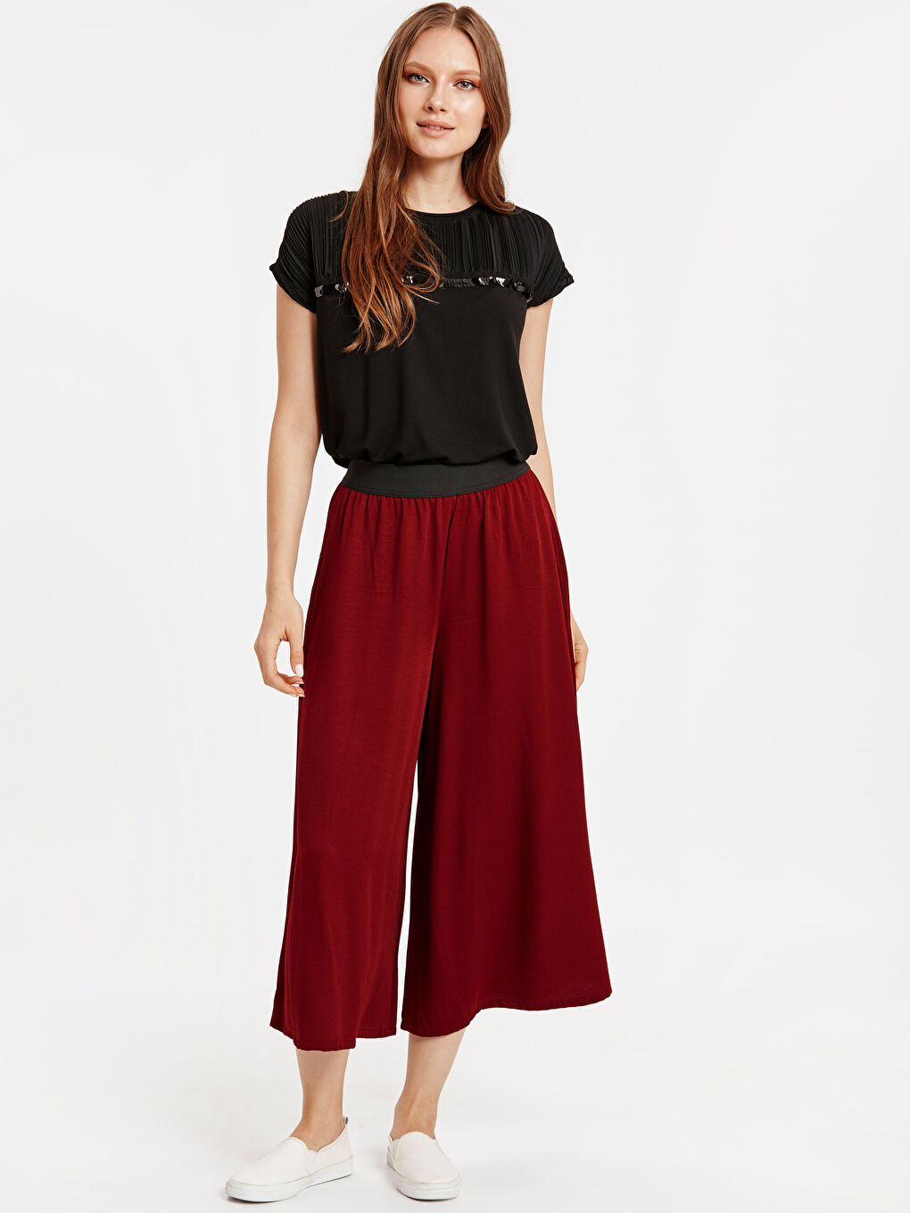 Koyu Kırmızı Pantolon