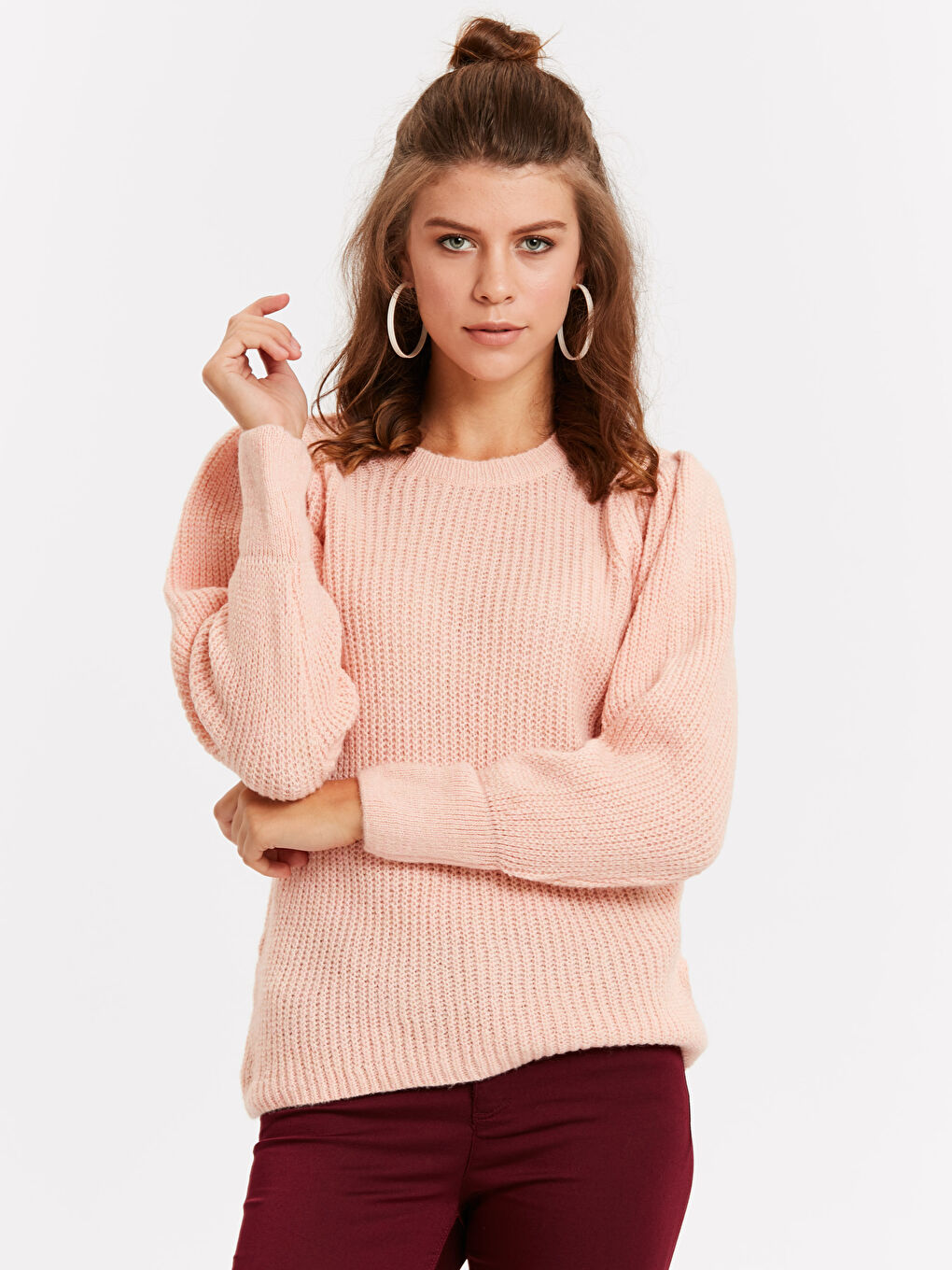 Әйелдер қызғылт Жемпір