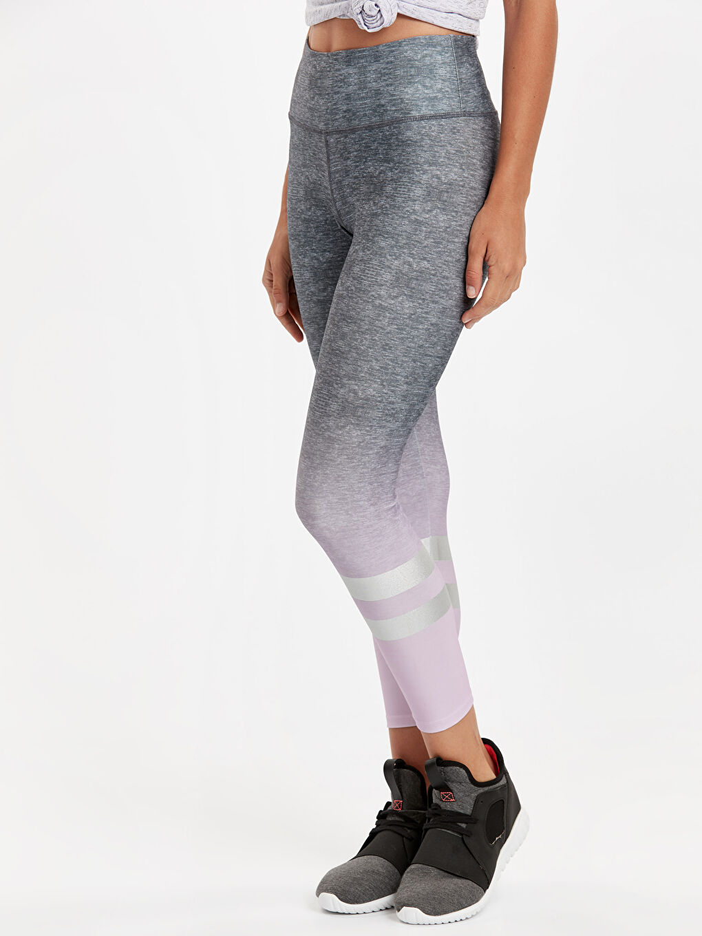 Woman PURPLE Sports Leggings-1