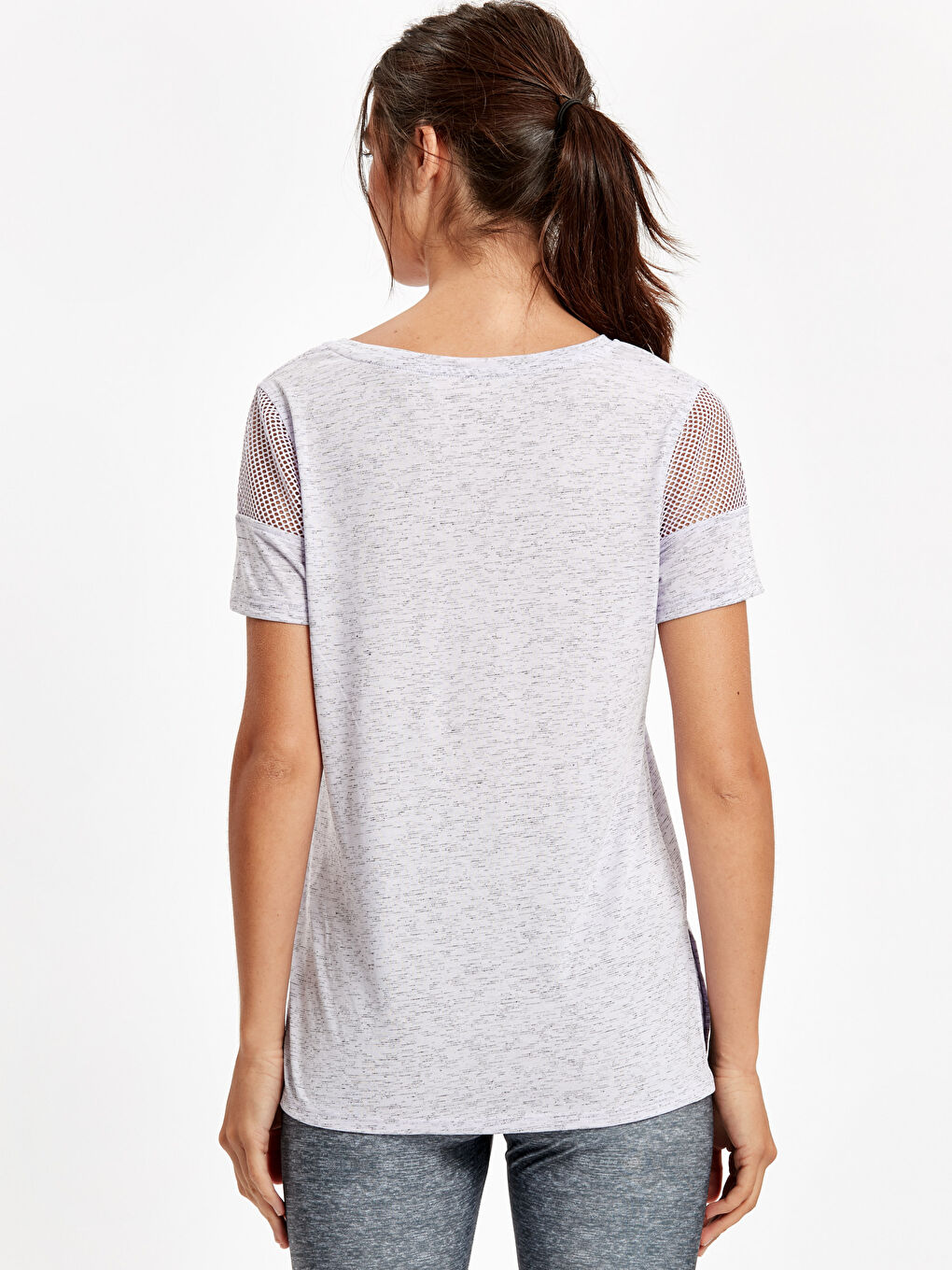 Woman PURPLE Sports T-Shirt-1